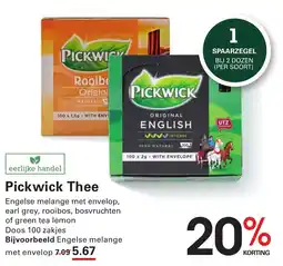 Sligro Pickwick Thee aanbieding