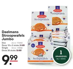 Sligro Daelmans Stroopwafels Jumbo aanbieding