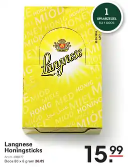 Sligro Langnese Honingsticks aanbieding