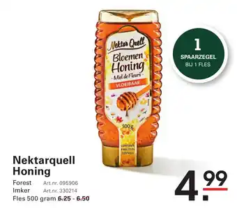 Sligro Nektarquell Honing aanbieding