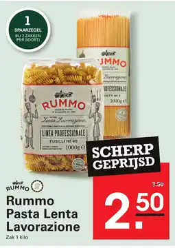 Sligro Rummo Pasta Lenta Lavorazione aanbieding