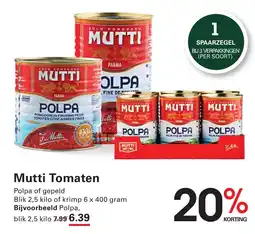 Sligro Mutti Tomaten aanbieding