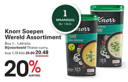 Sligro Knorr Soepen Wereld Assortiment aanbieding