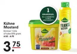 Sligro Kühne Mosterd aanbieding