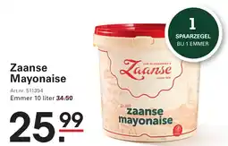 Sligro Zaanse Mayonaise aanbieding