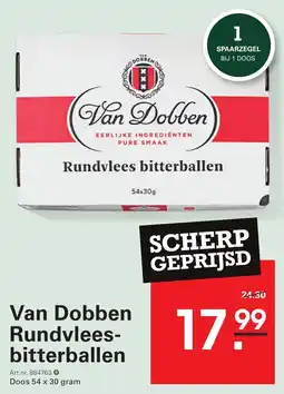 Sligro Van Dobben Rundvlees bitterballen aanbieding