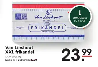 Sligro Van Lieshout XXL frikandel aanbieding