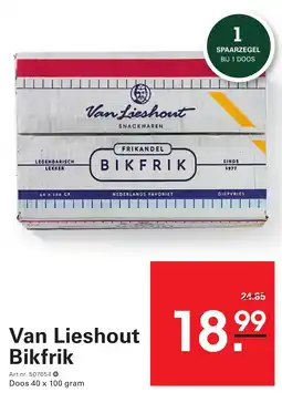 Sligro Van Lieshout Bikfrik aanbieding