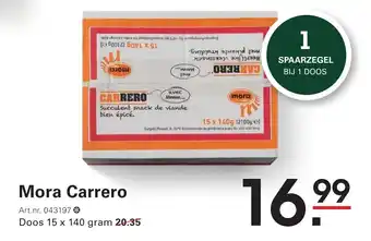 Sligro Mora Carrero aanbieding