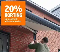 GAMMA 20% KORTING op maatwerk buitenzonwering aanbieding