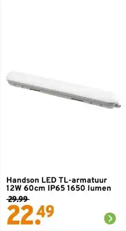 GAMMA Handson LED TL-armatuur 12W 60cm IP65 1650 lumen aanbieding