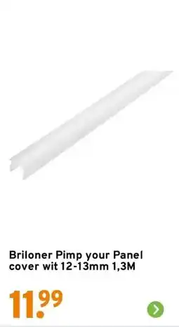 GAMMA Briloner Pimp your Panel cover wit 12-13mm 1,3M aanbieding