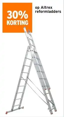 GAMMA 30% KORTING op Altrex reformladders aanbieding