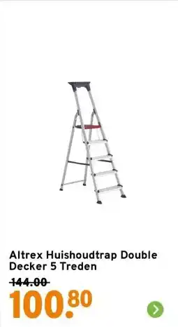 GAMMA Altrex Huishoudtrap Double Decker 5 Treden aanbieding