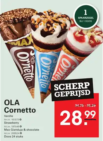 Sligro OLA Cornetto aanbieding