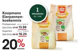 Sligro Koopmans Eierpannen koekenmix aanbieding