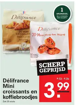 Sligro Délifrance Mini croissants en koffiebroodjes aanbieding