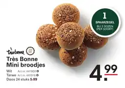 Sligro Très Bonne Mini broodjes aanbieding