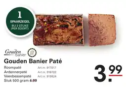 Sligro Gouden Banier Paté aanbieding