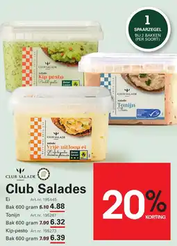 Sligro Club Salades aanbieding
