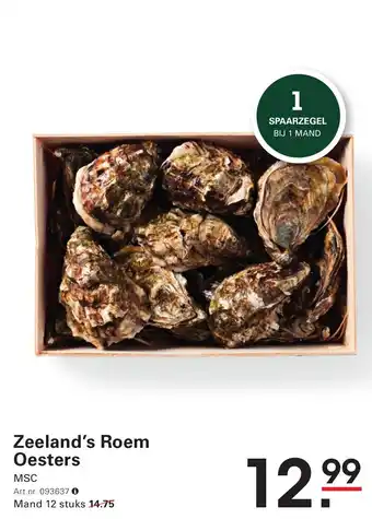 Sligro Zeeland's Roem Oesters aanbieding