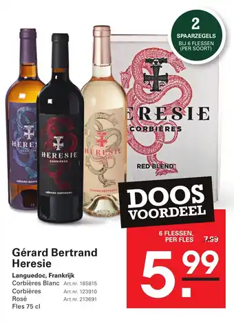 Sligro Gérard Bertrand Heresie aanbieding
