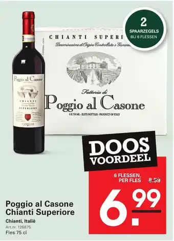 Sligro Poggio al Casone Chianti Superiore aanbieding