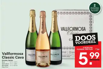 Sligro Vallformosa Classic Cava aanbieding