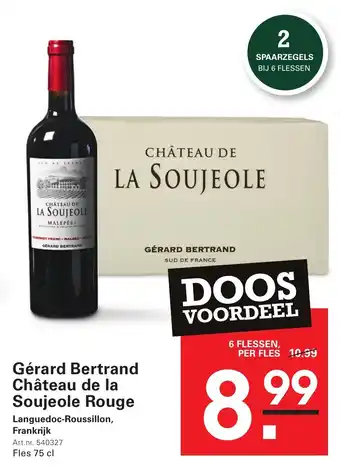 Sligro Gérard Bertrand Château de la Soujeole Rouge aanbieding