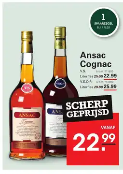 Sligro Ansac Cognac aanbieding