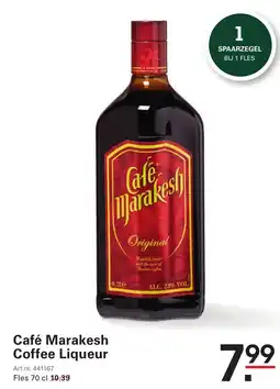 Sligro Cafe Marakesh Coffee Liqueur aanbieding