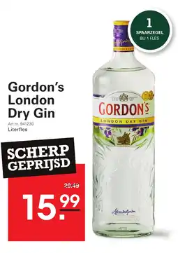 Sligro Gordon's London Dry Gin aanbieding