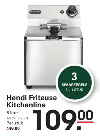Sligro Hendi Friteuse Kitchenline aanbieding