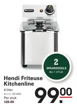 Sligro Hendi Friteuse Kitchenline aanbieding