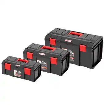 Action Qbrick Regular gereedschapskofferset 3-delig aanbieding