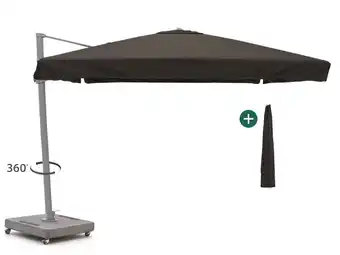 Kees Smit Shadowline Miami zweefparasol 300x300cm aanbieding