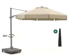 Kees Smit Shadowline Miami zweefparasol ø 350cm aanbieding