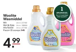 Sligro Woolite Wasmiddel aanbieding