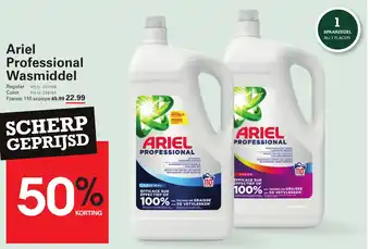 Sligro Ariel Professional Wasmiddel aanbieding