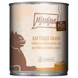 Zooplus Economy pack 24x800g MjAMjAM puur vlees genieten sappig puur kip nat kattenvoer aanbieding