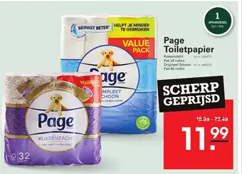 Sligro Page Toiletpapier aanbieding