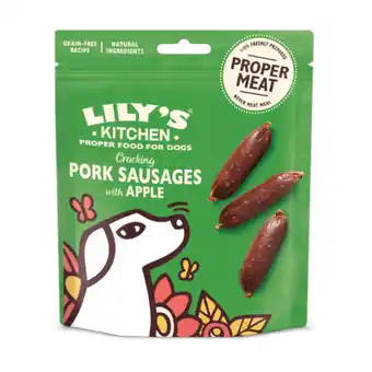 Zooplus Lily's Kitchen Dog Worst - Varken & Appel (70 g) aanbieding
