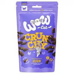 Zooplus 60g WOW Cat Crunchy Snack Kip voor honden aanbieding