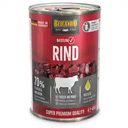 Zooplus 6x400g Belcando Baseline Rund nat hondenvoer aanbieding