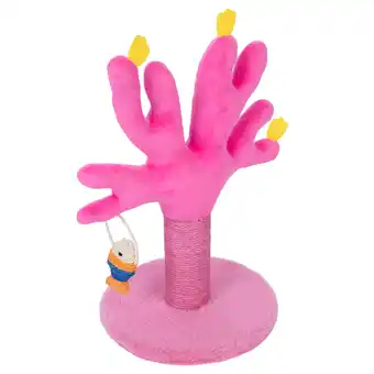 Zooplus TIAKI krabmeubel koraal, roze Ø25,9x45cm kat aanbieding