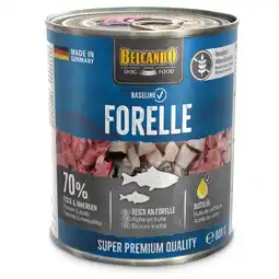 Zooplus 6x800g Belcando Baseline forel natvoer voor honden aanbieding