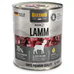 Zooplus 6x800g Belcando Baseline lam natvoer voor honden aanbieding