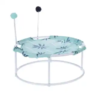 Zooplus TIAKI palmboom ligstoel met pompons Ø45x19cm kat aanbieding