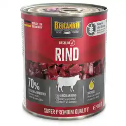Zooplus 6x800g Belcando Baseline Rund nat hondenvoer aanbieding
