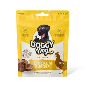 Zooplus Dubbelpak 2 x 70 g DOGGY Dog Softsnack Kip Burger hondensnacks aanbieding